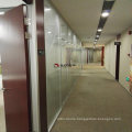 Commercial Double Glass Shutter Aluminum Partition